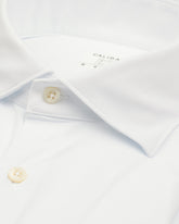 Camicia regular fit con collo francese in tessuto high performance Skinlike armaturato bianco - Bianco | Giemme BrandsCorporate