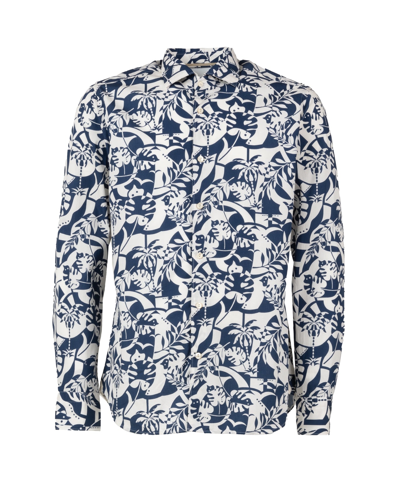 Tシャツ・カットソー TINTORIA MATTEI SS25 GURU HIGH NECK SHIRT (SRAGRP UA1) Tintoria Mattei Official Website: Men's Casual Shirts | Giemme