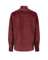 Regular fit shirt with italian collar in pure burgundy cotton corduroy - New in Tintoria Mattei | Giemme BrandsCorporate