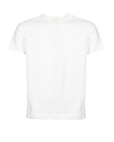 T-shirt regular fit in cotone elasticizzato bianco - Tintoria Mattei | Giemme BrandsCorporate