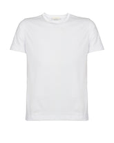 T-shirt regular fit in cotone piquet elasticizzato bianco - Tintoria Mattei | Giemme BrandsCorporate