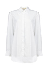 White pure cotton tailored shirt with metal accessories - New In Le Sarte Pettegole | Giemme BrandsCorporate