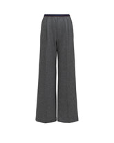 Wide-leg pants in grey wool - Woman collection | Giemme BrandsCorporate