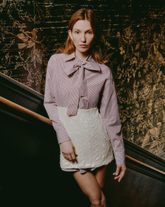 Minigonna in paillettes bianche foderata - Complete the look | Giemme BrandsCorporate