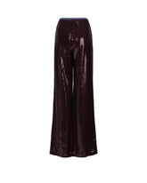 Palazzohose aus Pailletten in verschiedenen Brauntönen - Braun | Giemme BrandsCorporate