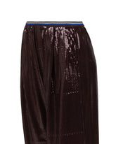 Palazzohose aus Pailletten in verschiedenen Brauntönen - Braun | Giemme BrandsCorporate