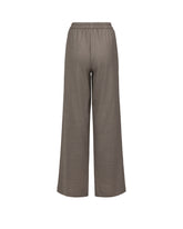 Pantaloni regular fit in lana vergine elasticizzata marrone - Nocciola | Giemme BrandsCorporate