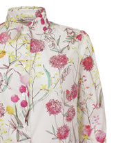 Abito midi regular fit in cotone elasticizzato con esclusiva stampa floreale sui toni del fucsia - Fuxia | Giemme BrandsCorporate