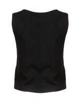 Gilet regular fit foderato in viscosa elasticizzata nera - Complete the look | Giemme BrandsCorporate