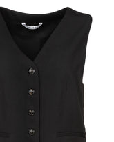 Gilet regular fit foderato in viscosa elasticizzata nera - Nero | Giemme BrandsCorporate