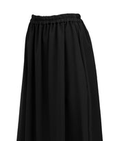 Gonna midi regular fit in viscosa elasticizzata nera - Nero | Giemme BrandsCorporate