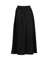 Gonna midi regular fit in viscosa elasticizzata nera - Complete the look | Giemme BrandsCorporate