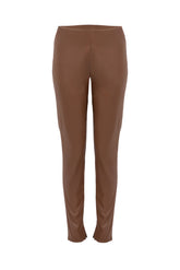 Pantalone leggings in ecopelle color nocciola - Donna | Giemme BrandsCorporate