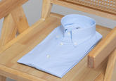Polo regular fit a manica lunga in jersey di puro cotone blu - Blu | Giemme BrandsCorporate