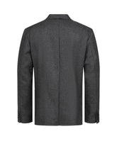 Doppelreihige Over-Fit-Jacke mit Reverskragen aus Wolle und Kaschmir in Grau - Herren Overshirt | Giemme BrandsCorporate