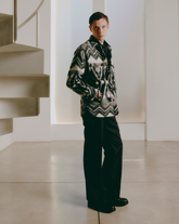 Over jacket in lana vergine con esclusiva fantasia sui toni del grigio - Collezione UOMO | Giemme BrandsCorporate