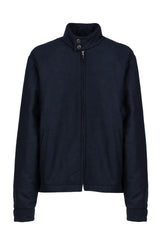 Gepolsterte Bomberjacke aus blauem Wolltwill - Tintoria Mattei New In | Giemme BrandsCorporate