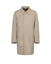 Over-Fit-Stepptrench aus Baumwolle und Polyester in Beige - Herren Overshirt | Giemme BrandsCorporate