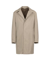 Over-Fit-Stepptrench aus Baumwolle und Polyester in Beige - Herren Overshirt | Giemme BrandsCorporate