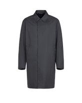Over-Fit-Stepptrench aus Baumwolle und Polyester in Grau - Herren Overshirt | Giemme BrandsCorporate