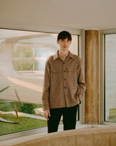 Wide leg trousers in blue stretch virgin wool - New in Tintoria Mattei | Giemme BrandsCorporate