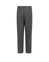 Pantaloni wide leg in lana vergine elasticizzata grigia - Complete the look | Giemme BrandsCorporate